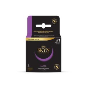 Skyn Elite Non Latex Lubricated Condoms 3 Pack