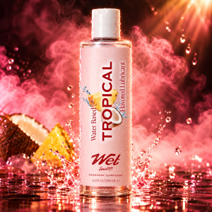 Wet Flavored Lubricant Tropical 4oz